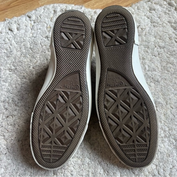 Converse: Women's All Star Gray Polka Dot Suede Lace Up Classic Sneakers Size 8 - Picture 4 of 11